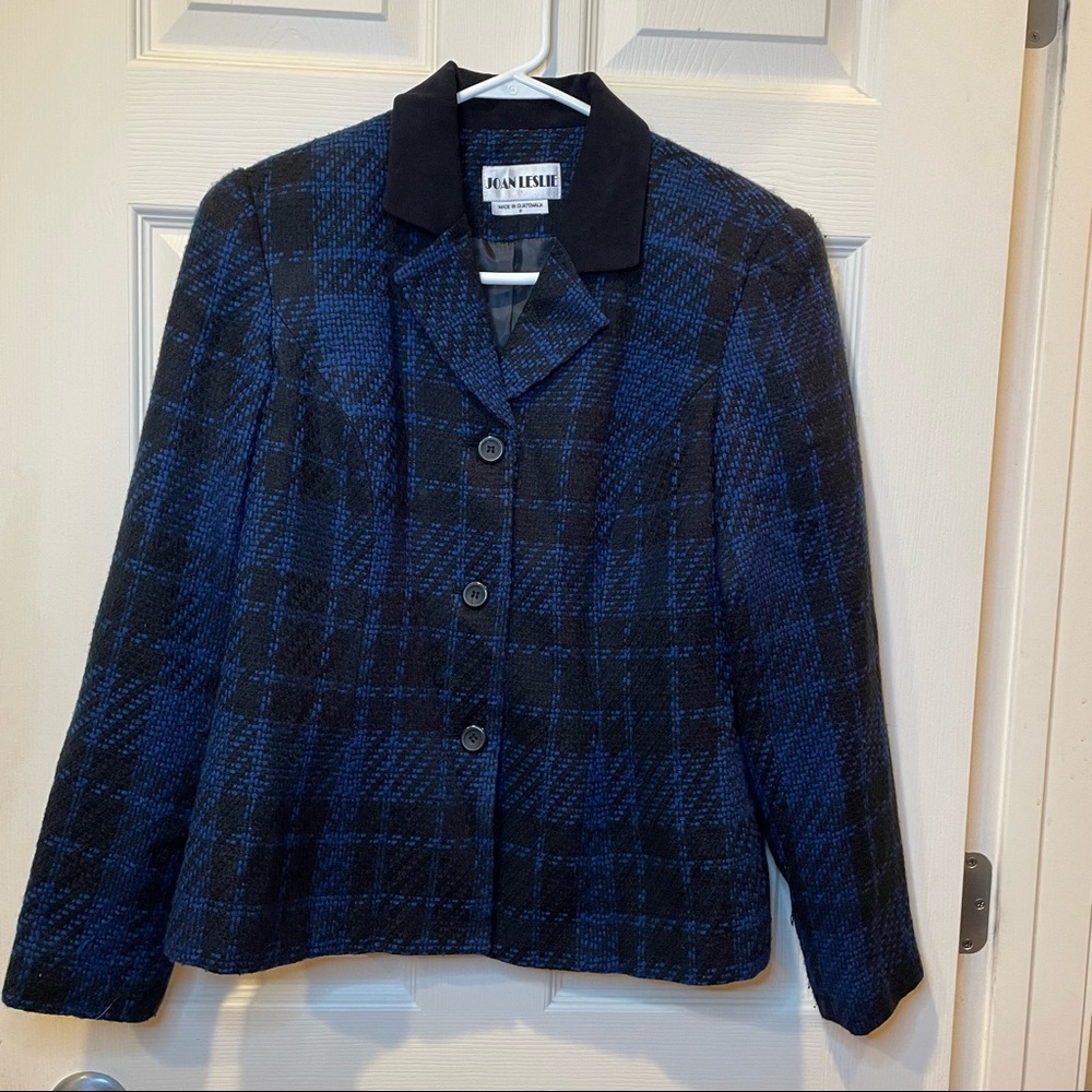 Blue And Black Blazer